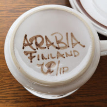 Load image into Gallery viewer, ARABIA Rosmarin cup&saucer | アラビア ロスマリン カップ&ソーサーA| ARABIA的复古板 - Stellina