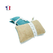 Load image into Gallery viewer, ÉPONGE LAVABLE EN COTON BIOLOGIQUE | "GRATTANTE" - Stellina