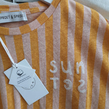 Load image into Gallery viewer, T-SHIRT LINEN STRIPE SUNSET
