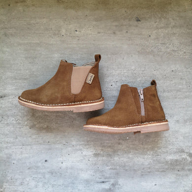 [30%OFF] Suede boots-BEIGE - Stellina