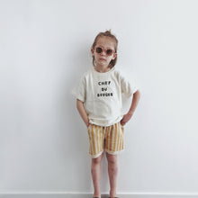 Load image into Gallery viewer, [50%OFF]  SWEAT SHORT STRIPE PRINT