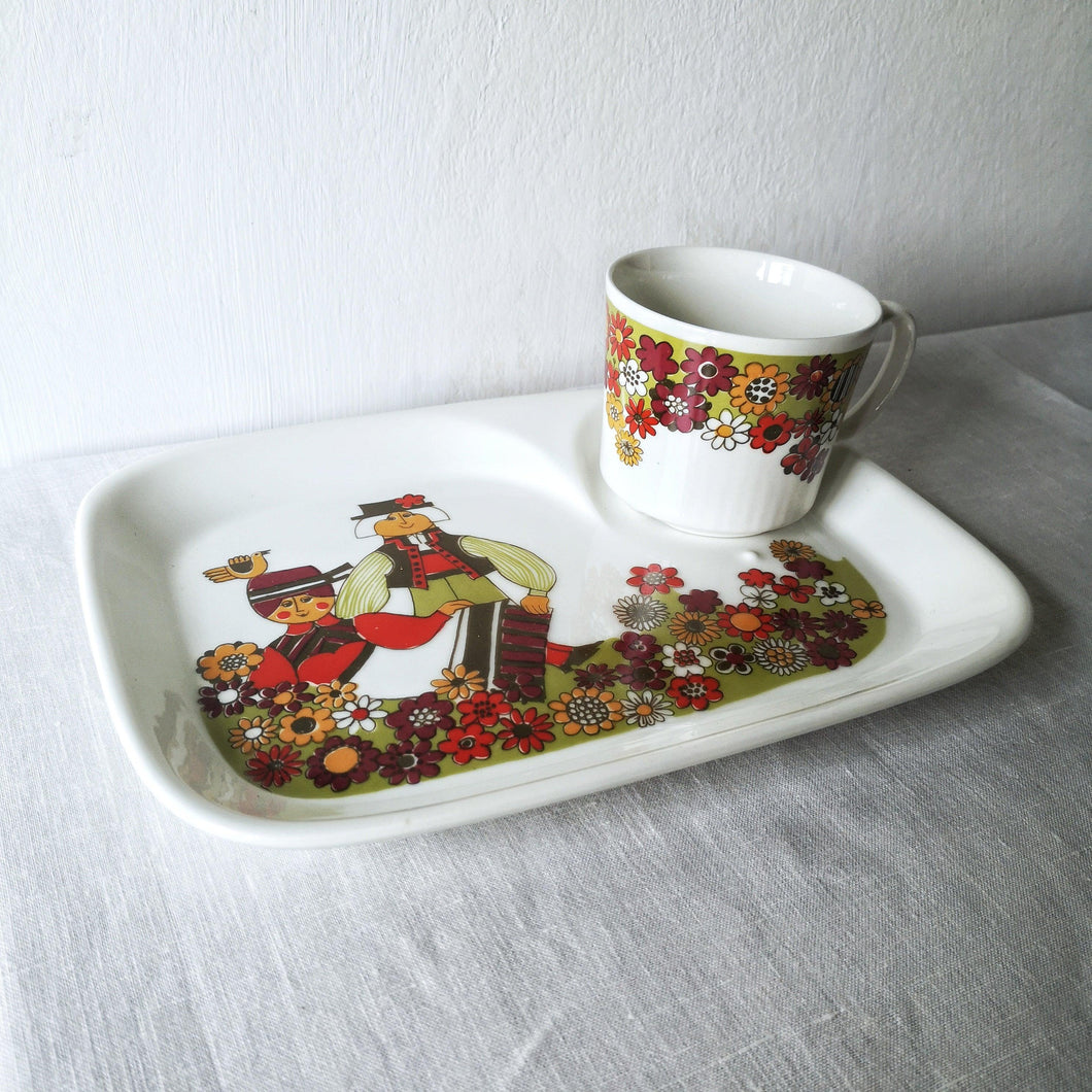 Figgjo | Vintage kids plate&mug フィッギオ ヴィンテージプレート&マグ２ |Figgjo的复古板 - Stellina