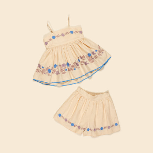 MAGRIT SHORT SET - MILK
