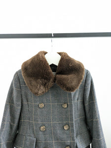 SAMPLE [60%OFF] Siena coat- Grencheck (unisex)