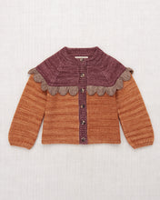 Load image into Gallery viewer, Scallop Yoke Cardigan - Rose Gold