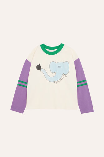 Elephant Long Sleeves Kids Tshirt