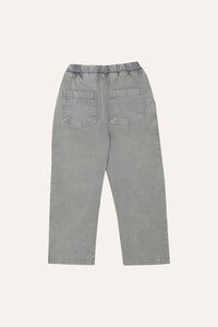 Grey Washed Kids Trousers