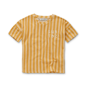 T-SHIRT LINEN STRIPE SUNSET