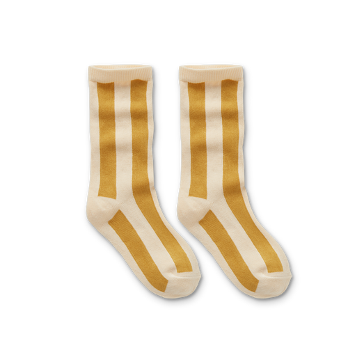 [30%OFF] SOCKS STRIPE HONEY