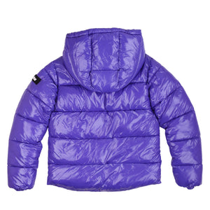 [60%OFF] Hooded down jacket - Purple