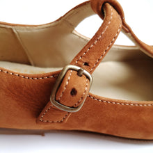 Load image into Gallery viewer, [30%OFF] T-strap Ballerina -morbidone CARAMEL CAFE (in-stock) - Stellina