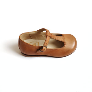 [30%OFF] T-strap Ballerina -Natural brown (in-stock) - Stellina