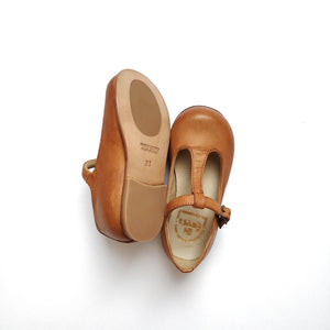 [30%OFF] T-strap Ballerina -Natural brown (in-stock) - Stellina