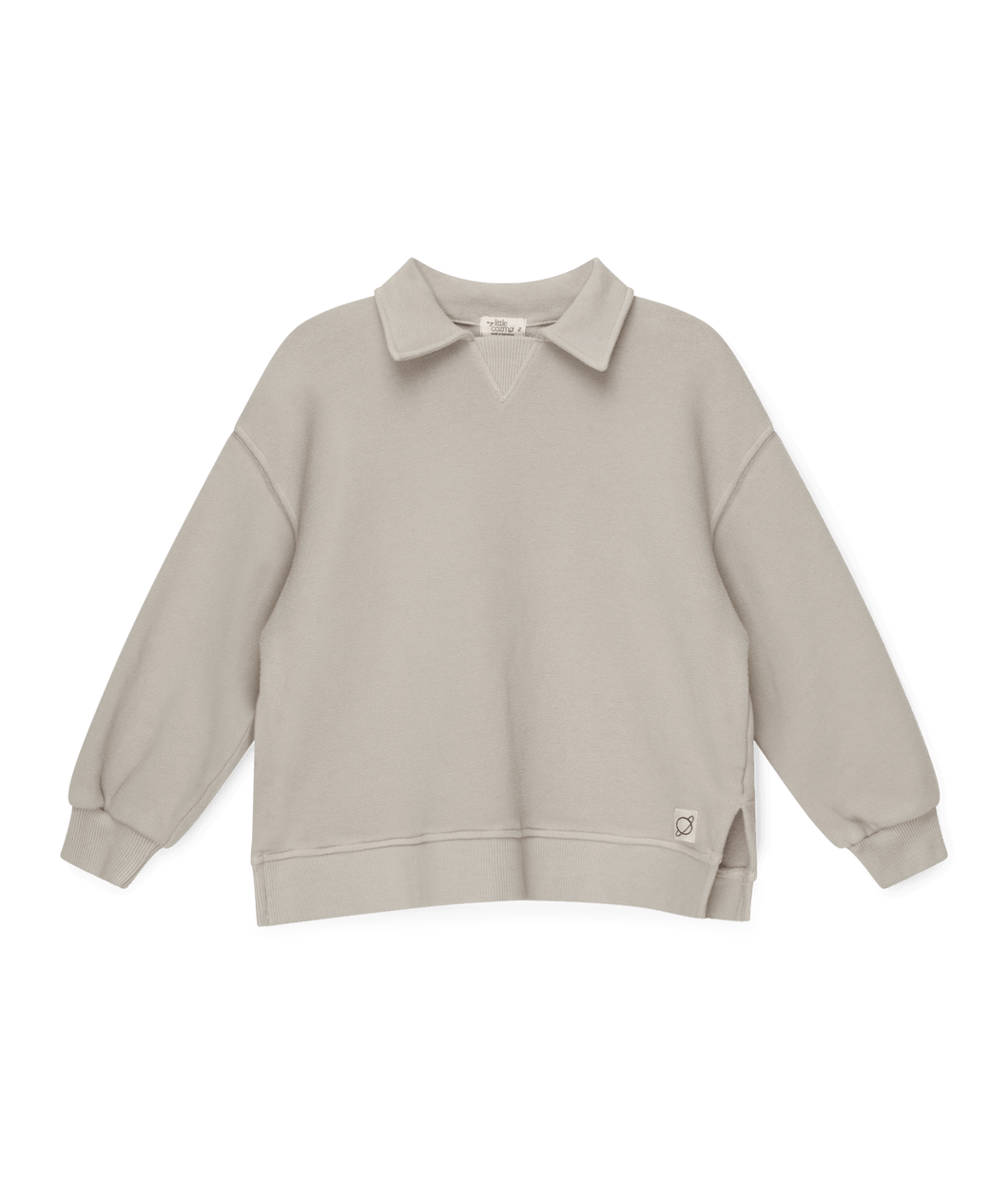 [40%OFF] Organic plush sweatshirt-Light grey - Stellina