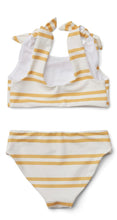 Load image into Gallery viewer, [50%OFF] Bow bikini set - Stripe: Creme de la creme/Jojoba - Stellina