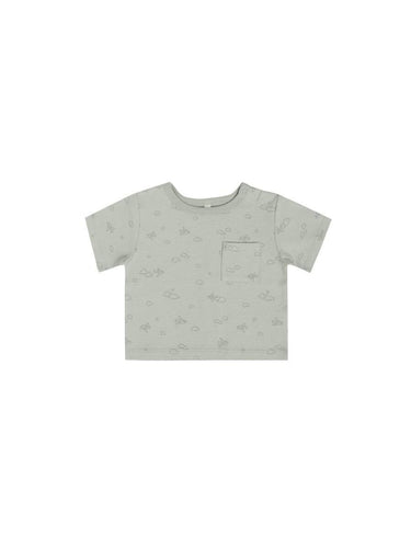 [50%OFF] boxy pocket tee | airplanes - Stellina