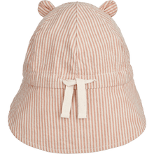 Load image into Gallery viewer, [50%OFF] Gorm reversible seersucker sun hat // Stripe Tuscany rose / Sandy - Stellina