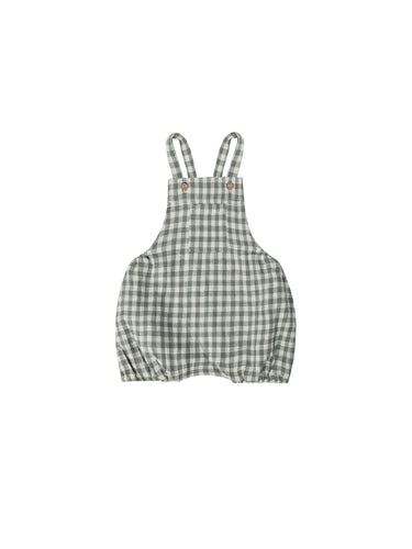 [50%OFF] hayes romper | sea green gingham - Stellina