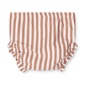 [50%OFF] Mila baby swim pants - Stripe: Tuscany rose/sandy - Stellina