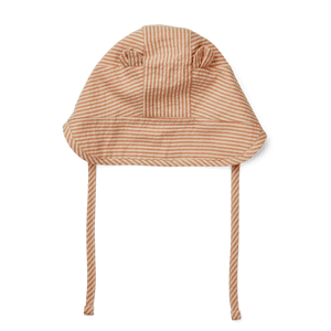 [50%OFF] Rae sun hat // Stripe Tuscany rose / Sandy - Stellina