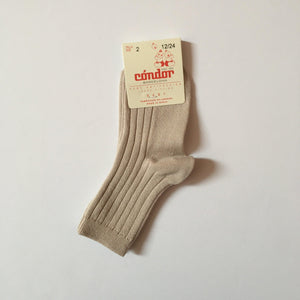 [50%OFF] Ribbed short socks - Stellina