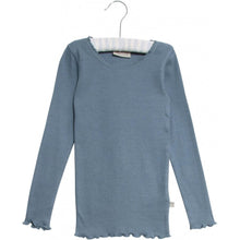 Load image into Gallery viewer, [60%OFF] Organic cotton rib T-shirt Lace LS - Stellina