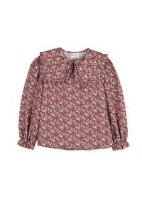 [60%OFF] XL Collar popelin blouse - Stellina