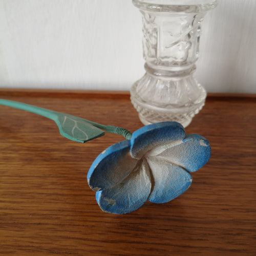 Vintage handmade wooden flower | ヴィンテージハンドメイドフラワー - Stellina