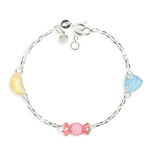 Load image into Gallery viewer, Bracelet enfant 3 motifs argent 925-Candy - Stellina