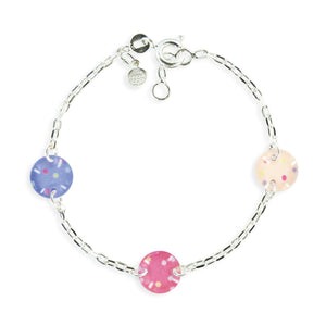 Bracelet enfant 3 motifs argent 925-Dots - Stellina