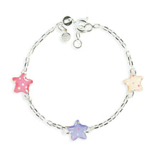 Load image into Gallery viewer, Bracelet enfant 3 motifs argent 925-Star - Stellina