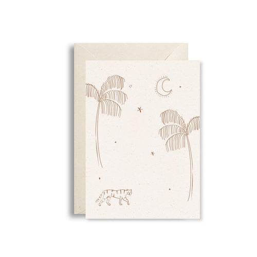 Card and envelope-Tiger - Stellina