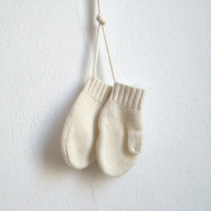 Cashmere knit mitten - Stellina