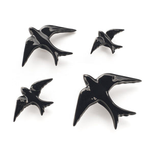 Ceramic swallow negro- S - Stellina