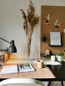 Desk mat Dots - Cinnamon - Stellina
