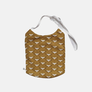 Dining bib-mustard small bird - Stellina