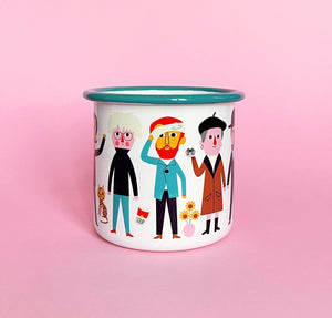 Enamel Mug Art Lover - Stellina