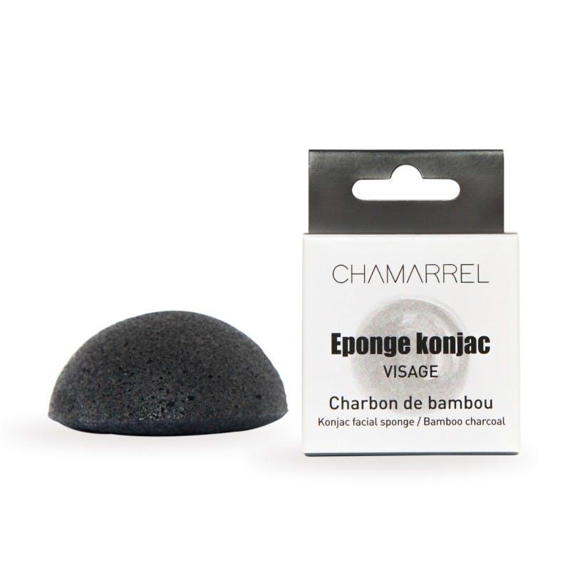 EPONGE KONJAC VISAGE - CHARBON DE BAMBOU | BOÎTE - Stellina