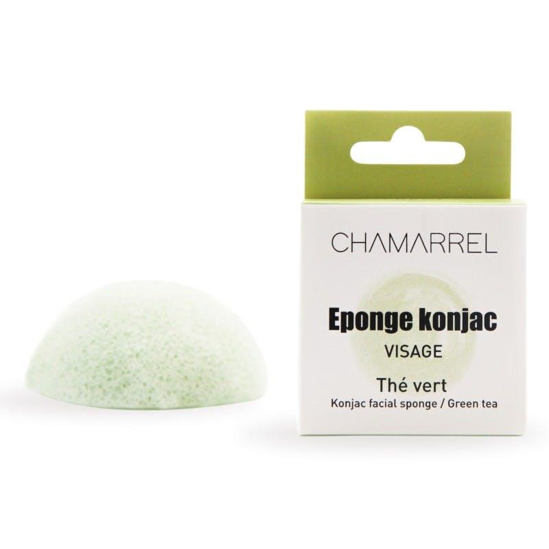 EPONGE KONJAC VISAGE - THÉ VERT | BOÎTE - Stellina