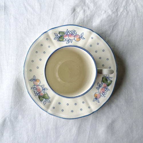 GIEN | Vintage カップ＆ソーサー| GIEN的复古板 - Stellina