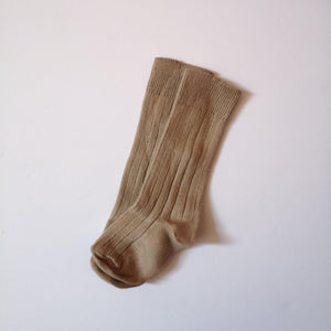 La Haute ribbed high socks - Stellina