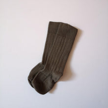 Load image into Gallery viewer, La Haute ribbed high socks - Stellina