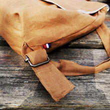 Load image into Gallery viewer, Linen backpack-Marron - Stellina