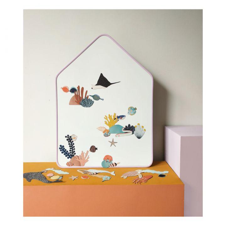 Little House Magnetic Whiteboard Lilac - Stellina