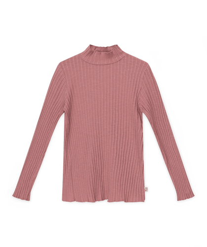 My Little Cozmo Organic rib T-shirt-Pink - Stellina