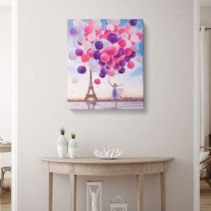 Paris with many baloons- 40x50cm - Stellina