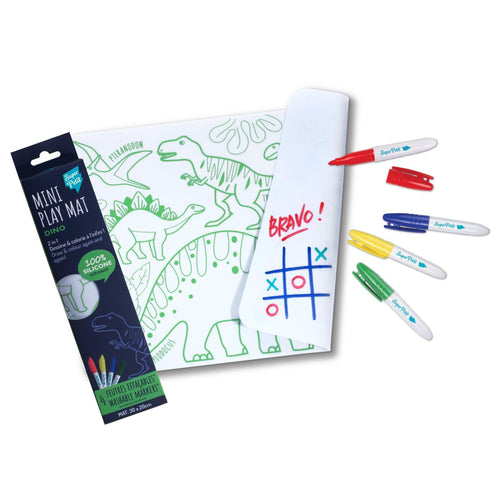 REUSABLE silicon drawing set-DINO - Stellina