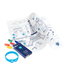 REUSABLE silicon drawing set-PARIS - Stellina