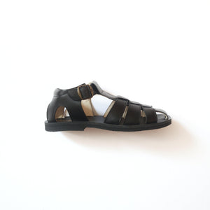 Sandals -laredo nero rubber sole(in-stock) - Stellina