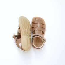 Load image into Gallery viewer, Sandals -Trapper sabbia rubber sole/velcro (in-stock) - Stellina